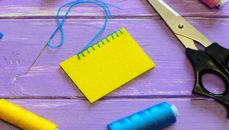 What Is a Blanket Stitch? Guide on How to Sew a Blanket Stitch, a tutorial by The Sewing Korner
